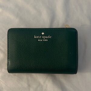 Kate Spade Dark Green Leather Wallet